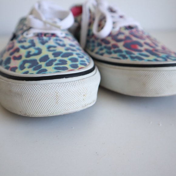 Vans Authentic Rainbow Leopard Print, Size 7 US Women's/5.5 Men's - Picture 8 of 12